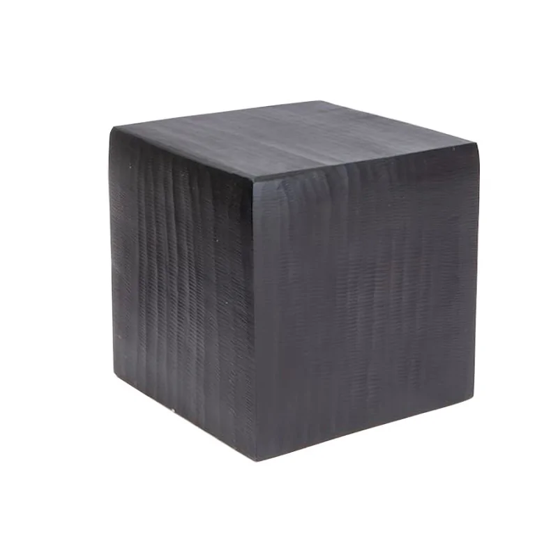 Kenny Mack Designs Carved Riser/Box Espresso L W 8" H 8"