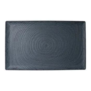 Creations Slate Gastronorm Rectangle Melamine Tray L 20 7/8" W 12 7/8" H 1"