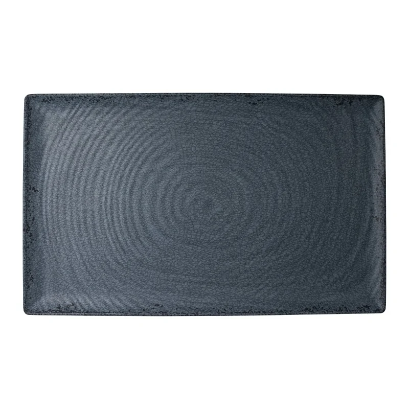 Creations Slate Gastronorm Rectangle Melamine Tray L 20 7/8" W 12 7/8" H 1"