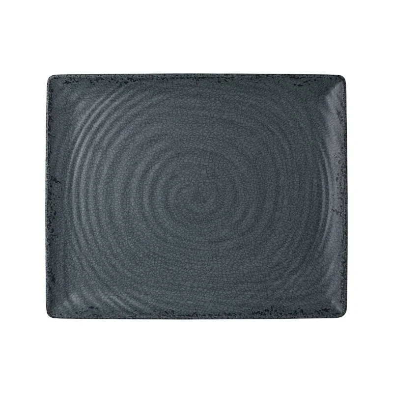 Creations Slate Gastronorm Rectangle Melamine Tray L 12 3/4" W 10 5/8" H 1"