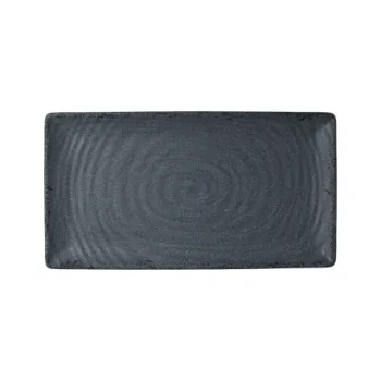 Creations Slate Gastronorm Rectangle Melamine Tray L 12 3/4" W 6 7/8" H 1"