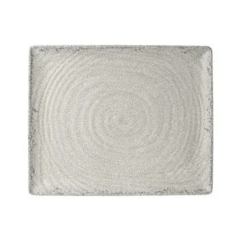 Creations Stone Gastronorm Rectangle Melamine Tray L 12 3/4" W 10 5/8" H 1"