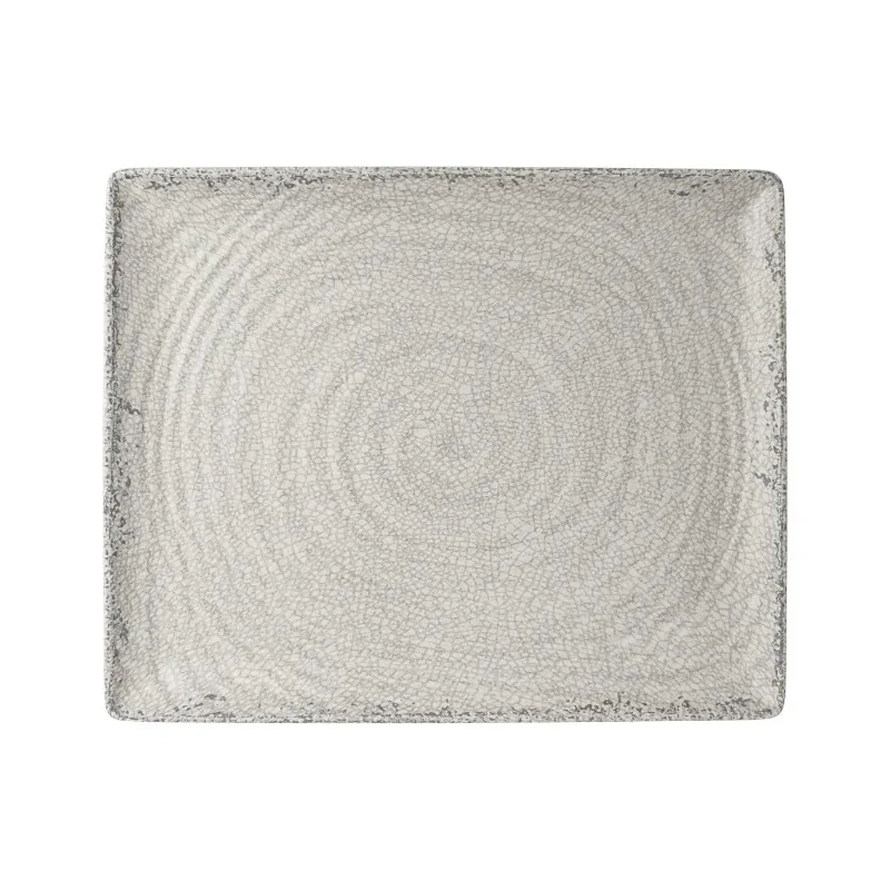 Creations Stone Gastronorm Rectangle Melamine Tray L 12 3/4" W 10 5/8" H 1"