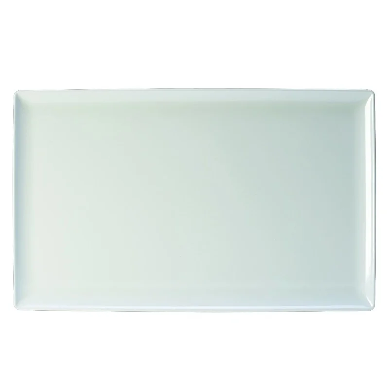 Creations White Rectangle Melamine Platter L 21" W 12 3/4"