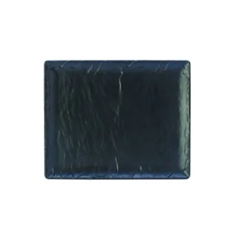 Creations Slate Rectangle Melamine Platter L 12 3/4" W 10 1/2"