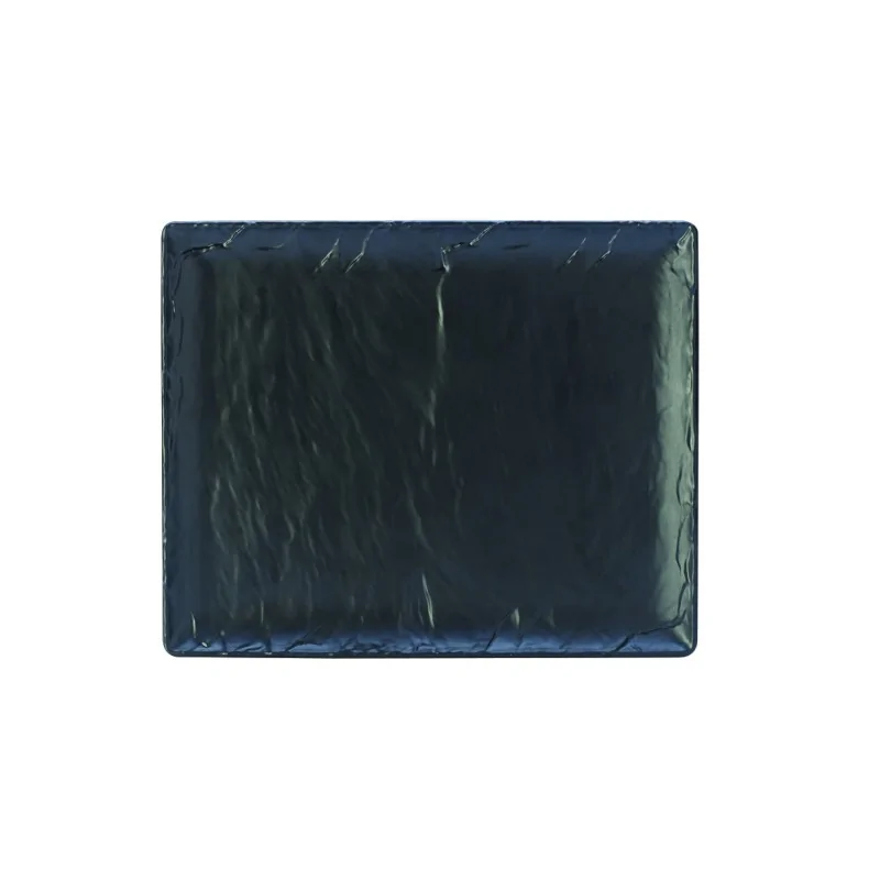 Creations Slate Rectangle Melamine Platter L 12 3/4" W 10 1/2"