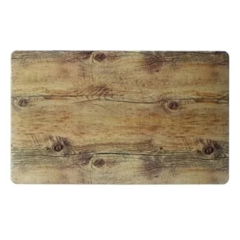 Creations Driftwood Rectangle Melamine Platter L 21" W 12 3/4"