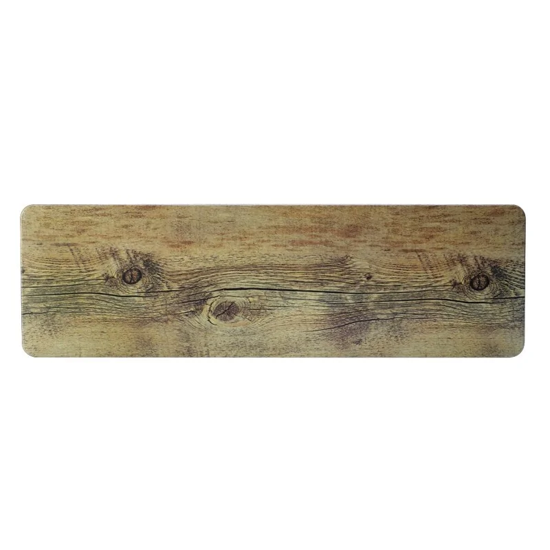 Creations Driftwood Rectangle Melamine Platter L 21" W 6 1/4"