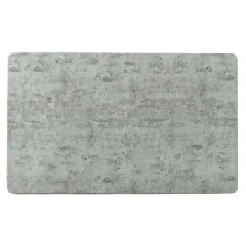 Creations Concrete Rectangle Melamine Platter L 21" W 12 3/4"