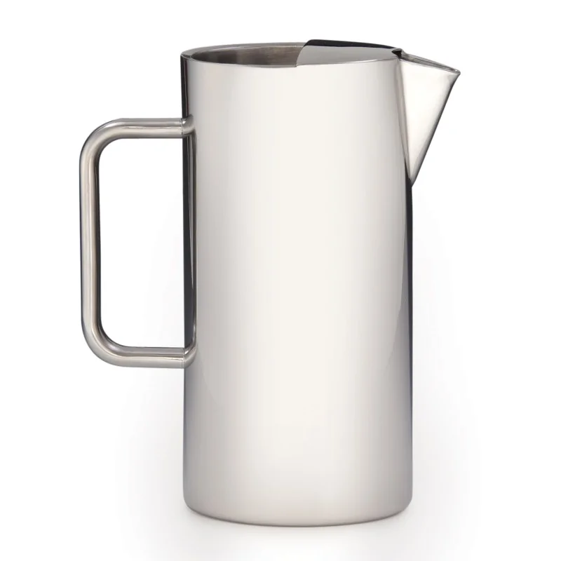 D.W.Haber Water Pitcher with Ice Guard L 7 1/4" W 4 1/2" H 8 1/2" - 2 Qt - 1.9 L -