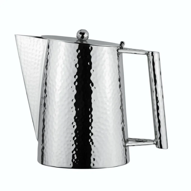 D.W.Haber Tear Drop Stainless Steel Coffee Pot 2 Qt