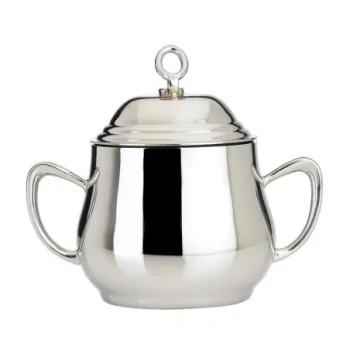 Worthy, Noble & Kent Sugar Bowl W/Cover L 5 1/2" W 3" H 4 1/2" - 9 Oz -