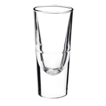 Bormioli Rocco Bistro Shot Glass 2 3/8'' x 5 3/8'' (4 1/2 Oz) W/1 Oz Pour Bistro - Pack of 24