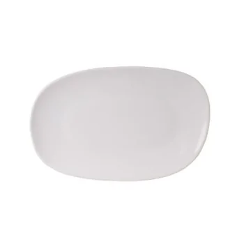 Varick DW Bistro Large Oval Plate 10 3/4 x 6 5/8 - Pack of 24