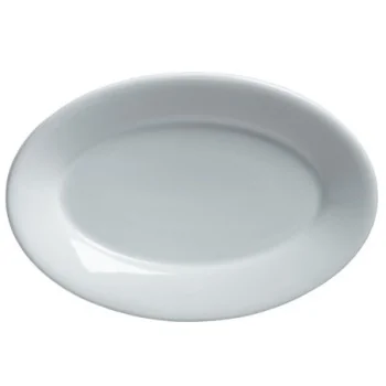 Varick DW Classic Cafe Platter Oval 13 1/4'' x 9'' Classic Cafe - Pack of 12