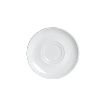 Varick DW Classic Cafe Saucer D/W 6 1/4'' (Fits E556 E512 E511 E529 E507 E428 E509 E437 E574) - Pack of 12
