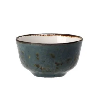Steelite Performance Craft Blue Sugar/Bouillon Cup Club 3 7/8'' x 2 1/8'' (8 Oz) Craft Blue - Pack of 12