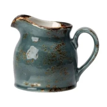 Steelite Performance Craft Blue Jug Club 5 1/2'' x 4'' x 3 1/4'' (5 Oz) Craft Blue - Pack of 12