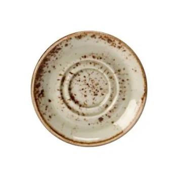Steelite Performance Craft Green Saucer Double Well 4 5/8'' Craft Green - Pack of 36