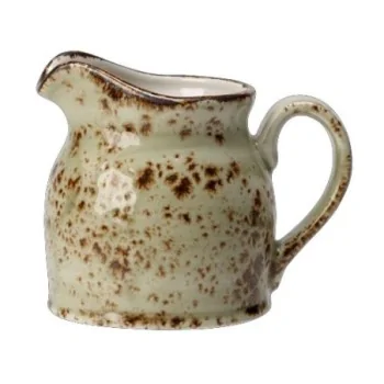Steelite Performance Craft Green Jug Club 5 1/2'' x 4'' x 3 1/4'' (5 Oz) Craft Green - Pack of 12