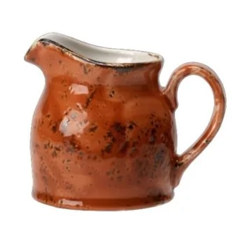 Steelite Performance Craft Terracott Jug Club 5 1/2'' x 4'' x 3 1/4'' (5 Oz) Craft Terracotta - Pack of 12