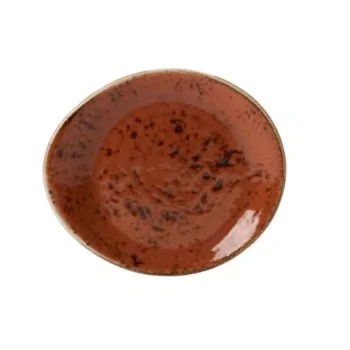 Steelite Performance Craft Terracott Plate 6'' x 5 1/4'' Craft Terracott - Pack of 12
