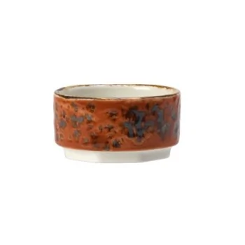 Steelite Performance Craft Terracott Taster Dip 2 1/2'' x 1 1/4'' (1 3/4 Oz) Craft Terracotta - Pack of 12