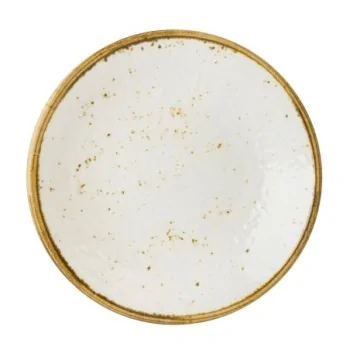 Creations Melamine Craft White Mel Plate Coupe 6 3/8'' Craft White Melamine - Pack of 6