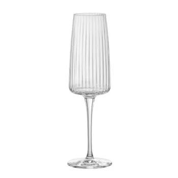 Bormioli Rocco Exclusiva Flute 2 3/4'' x 9'' (8 3/4 Oz) Exclusiva - Pack of 24