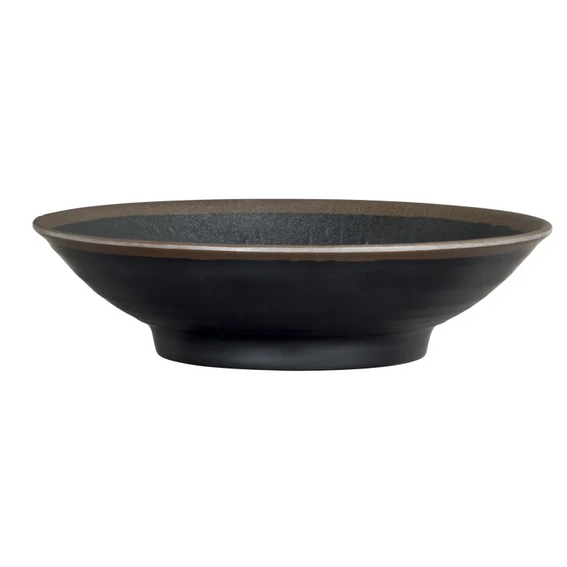 Delfin Melamine Grey Stone Bowl Large 9 3/4'' x 2 1/2'' (1 1/2 Qt) Grey Stone Delfin Melamine Grey Stone Bowl Large 9 3/4'' x 2 1/2'' (1 1/2 Qt) Grey Stone