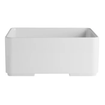 Creations Melamine Oasis Large Square Insert 6 5/8'' x 6 5/8'' x 2 3/4'' (1 1/2 Qt) Oasis - Pack of 4