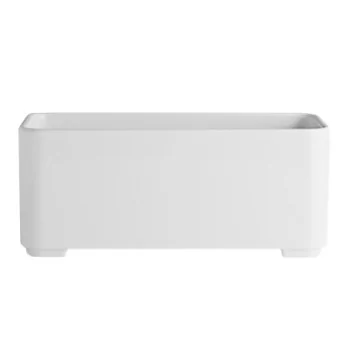 Creations Melamine Oasis Small Narrow Rectangle Insert 6 5/8'' x 3 1/4'' x 2 3/4'' (23 Oz) Oasis - Pack of 4