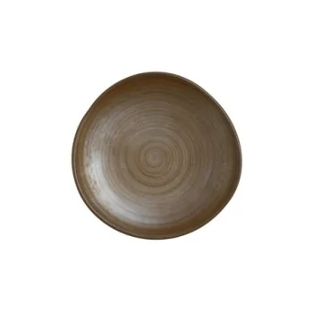 Folio Alpha Ceram Patina Bronze Plate 6 5/8'' Patina Bronze - Pack of 24