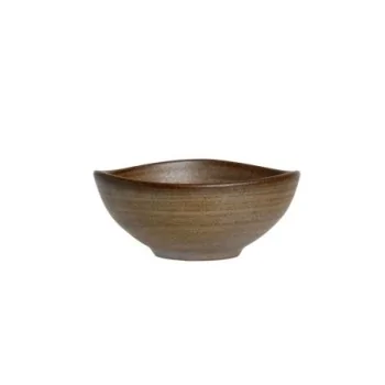 Folio Alpha Ceram Patina Bronze Dish 3 1/8'' x 1 3/8'' (2 1/2 Oz) Patina Bronze - Pack of 24