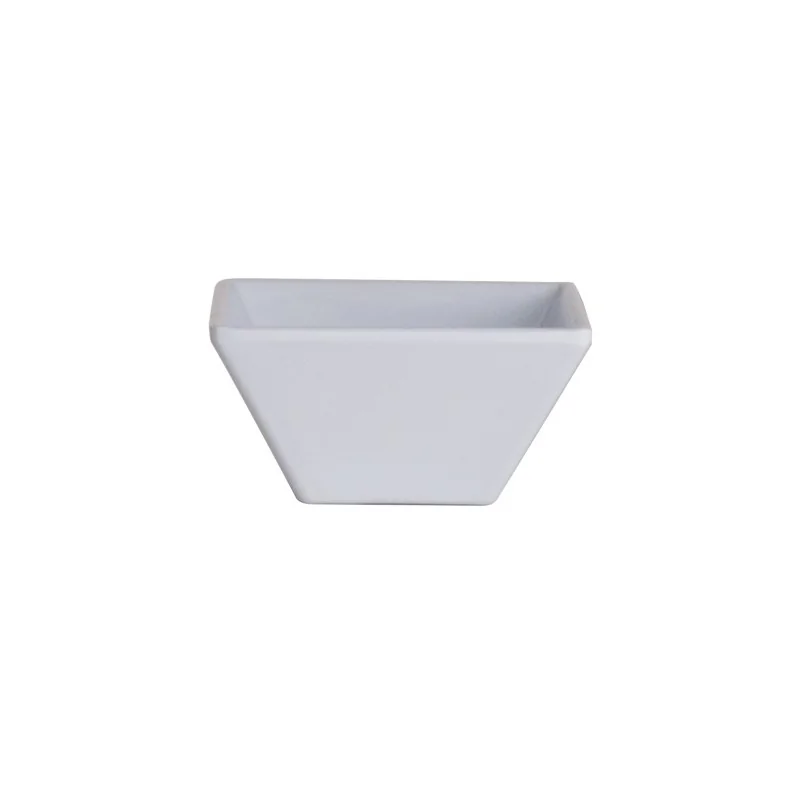 Creations Melamine Polar White Square Bowl 3'' x 1 1/2'' (3 Oz) Polar White - Pack of 72