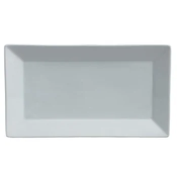 Varick DW Pub Rimmed Rectangle Tray 14'' x 7'' Pub - Pack of 12
