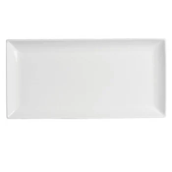 Varick DW Pub Rectangle Plate 9 1/2'' x 5'' Pub - Pack of 12