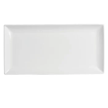 Varick DW Pub Rectangle Plate 11'' x 7'' Pub - Pack of 12