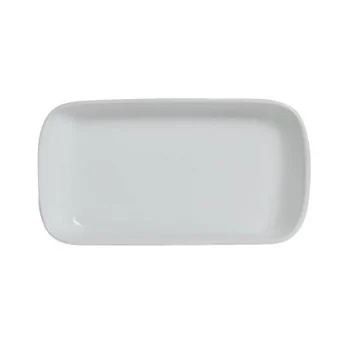 Varick DW Pub Rectangle Tray 7 3/4'' x 4 1/8'' x 1'' (10 1/2 Oz) Pub - Pack of 12