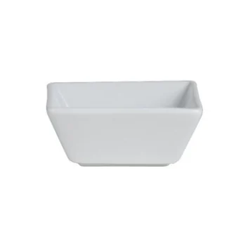 Varick DW Pub Square Bowl 3 1/8'' x 1 1/4'' (3 1/4 Oz) Pub - Pack of 36