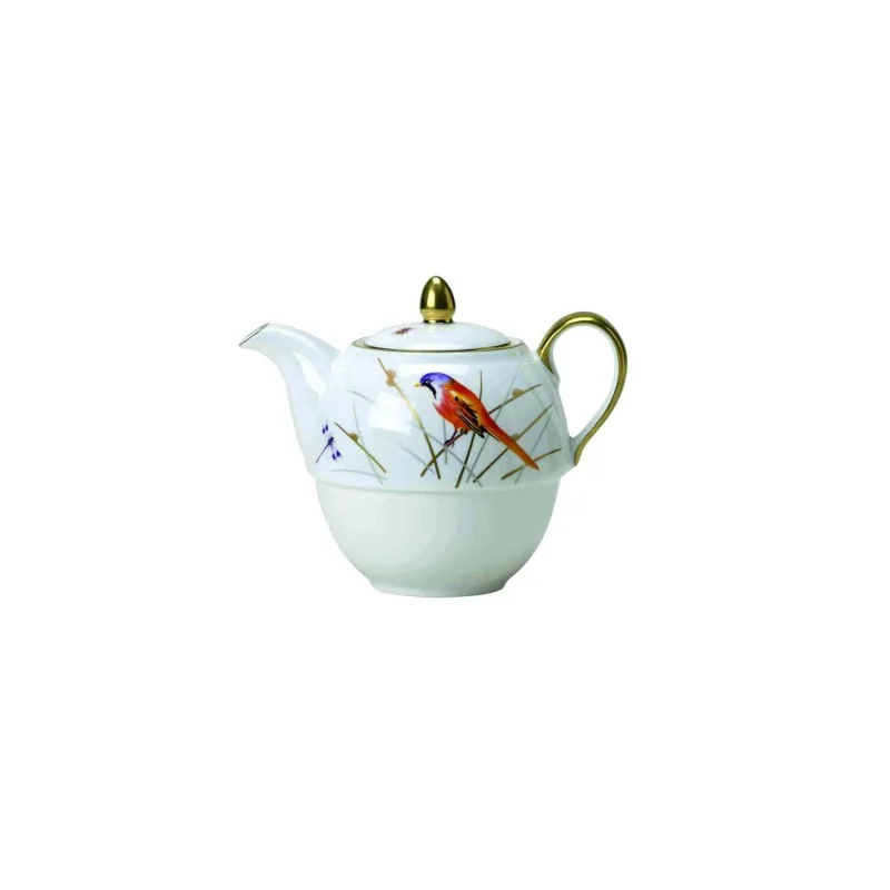 William Edwards Reed Tea For One Teapot Coupe 4 7/8'' x 2 3/8'' (16 Oz) Reed - Pack of 6 William Edwards Reed Tea For One Teapot Coupe 4 7/8'' x 2 3/8'' (16 Oz) Reed - Pack of 6