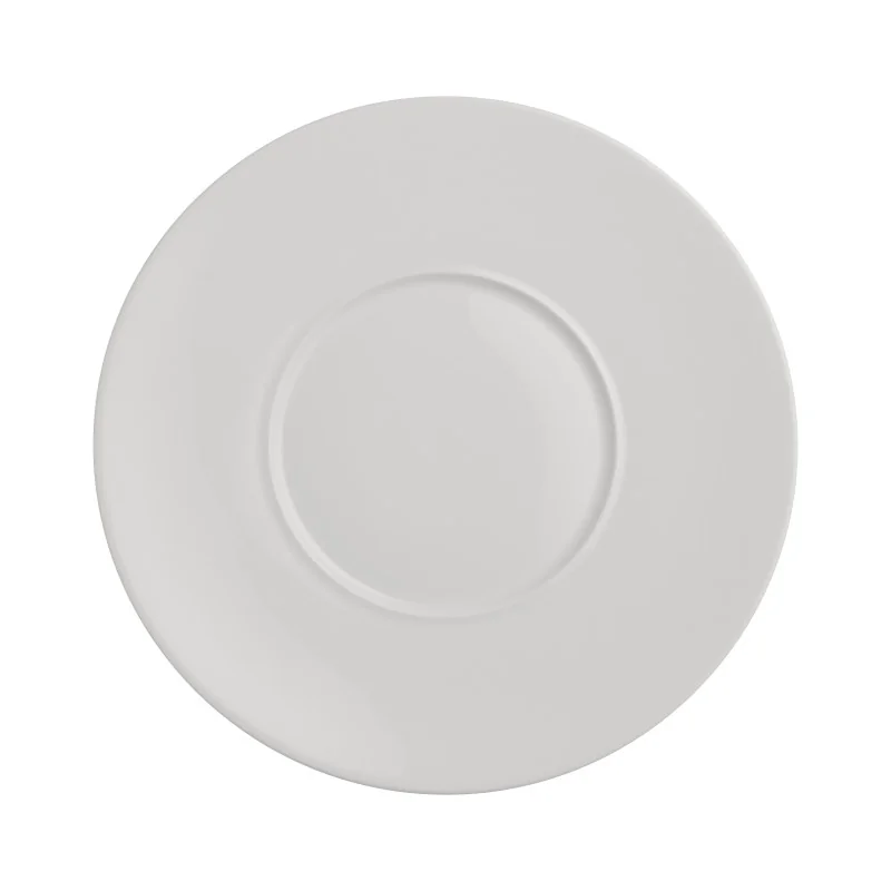 Rene Ozorio Luxury Bone Signature Ro Signature Plate 11 1/4'' (5 1/2'' Well) Signature Ro - Pack of 12 Rene Ozorio Luxury Bone Signature Ro Signature Plate 11 1/4'' (5 1/2'' Well) Signature Ro - Pack of 12