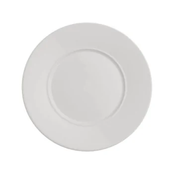 Rene Ozorio Luxury Bone Signature Ro Wing Plate 10 5/8'' (6'' Well) Signature Ro - Pack of 12