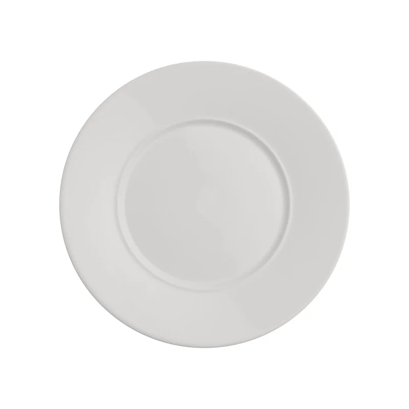 Rene Ozorio Luxury Bone Signature Ro Wing Plate 9 1/2'' (5 5/8'' Well) Signature Ro - Pack of 24 Rene Ozorio Luxury Bone Signature Ro Wing Plate 9 1/2'' (5 5/8'' Well) Signature Ro - Pack of 24