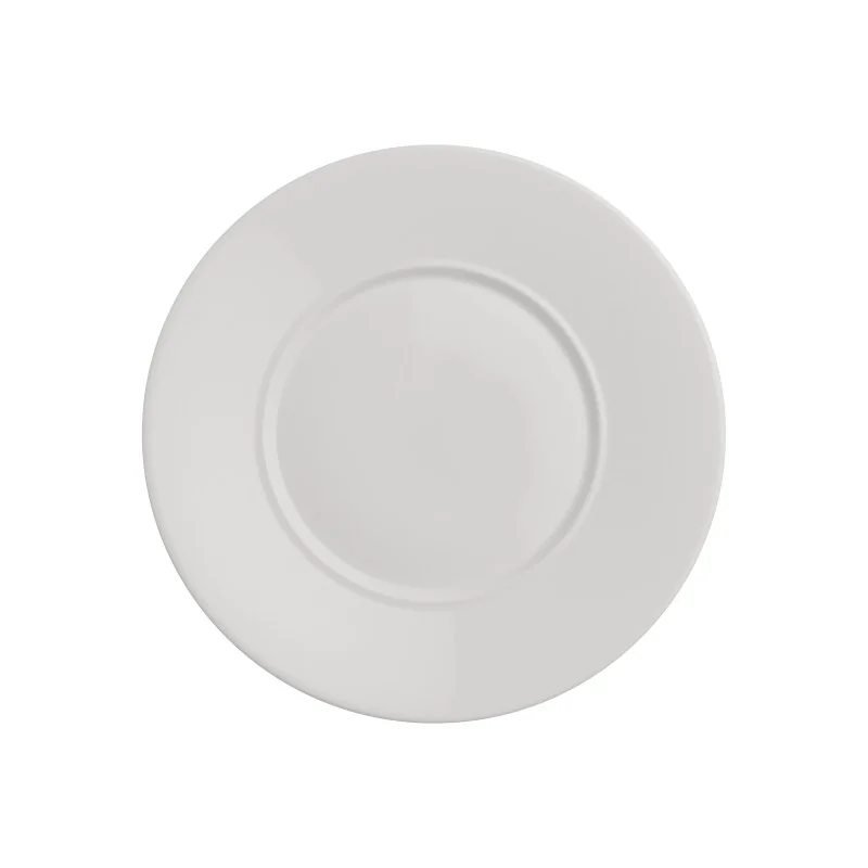 Rene Ozorio Luxury Bone Signature Ro Wing Plate 8 3/4'' (5'' Well) Signature Ro - Pack of 24