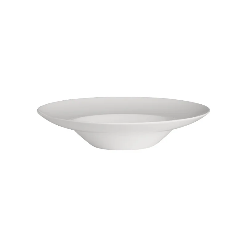 Rene Ozorio Luxury Bone Signature Ro Wing Bowl 9 7/8'' x 2'' (6 1/2'' 12 Oz Well) Signature Ro - Pack of 24 Rene Ozorio Luxury Bone Signature Ro Wing Bowl 9 7/8'' x 2'' (6 1/2'' 12 Oz Well) Signature Ro - Pack of 24