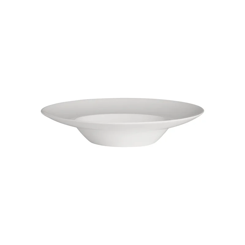 Rene Ozorio Luxury Bone Signature Ro Wing Bowl 9'' x 1 3/4'' (5 3/8'' 8 3/8 Oz Well) Signature Ro - Pack of 24 Rene Ozorio Luxury Bone Signature Ro Wing Bowl 9'' x 1 3/4'' (5 3/8'' 8 3/8 Oz Well) Signature Ro - Pack of 24