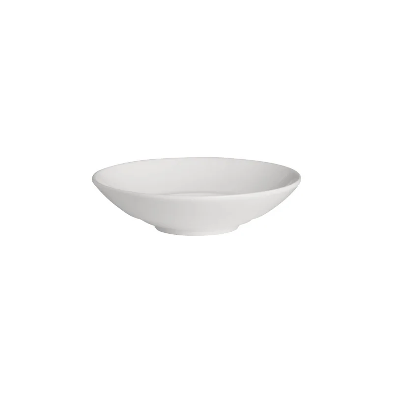 Rene Ozorio Luxury Bone Signature Ro Sauce Dish 3 3/4'' x 1'' (2 Oz) (2 1/4'' 1/8 Oz Well) Signature Ro - Pack of 24 Rene Ozorio Luxury Bone Signature Ro Sauce Dish 3 3/4'' x 1'' (2 Oz) (2 1/4'' 1/8 Oz Well) Signature Ro - Pack of 24