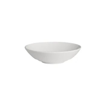 Rene Ozorio Luxury Bone Signature Ro Sauce Dish 4 3/8'' x 1'' (4 Oz) (2 5/8'' 3/8 Oz Well) Signature Ro - Pack of 24
