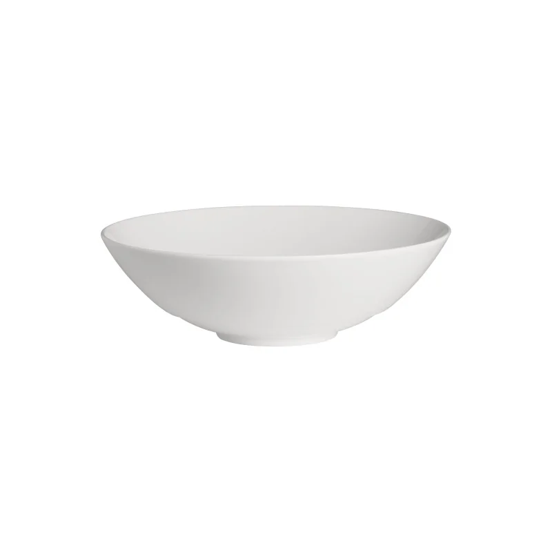 Rene Ozorio Luxury Bone Signature Ro Serving Bowl 8 1/4'' x 2 1/2'' (1 Qt) (5'' 3 5/8 Oz Well) Signature Ro - Pack of 24 Rene Ozorio Luxury Bone Signature Ro Serving Bowl 8 1/4'' x 2 1/2'' (1 Qt) (5'' 3 5/8 Oz Well) Signature Ro - Pack of 24